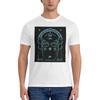 Gate To Moria Light Blue Vintage Tshirt Artistic And Minimalist Bright Colors Tees