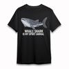 Women's Oversize Classic T-Shirt Whale Shark Spirit Animal Graphic Cotton Tee