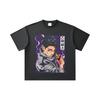 260 GSM Double Yarn 32 Count 100% Cotton Jujutsu Kaisen V53 Yuta Print Unisex Heavy Cotton T Shirt