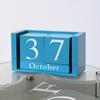Holz-Tischkalender Langstreifen Europäischer Dekorativer Kalender für Wohnzimmer Arbeitszimmer Bar Geschäft
