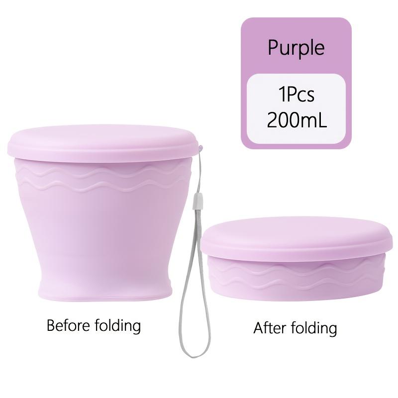 1pc Portable Foldable Water Bridge Outdoor Camping Travel Mug, 200ml Compression Cup for Tea and Coffee
