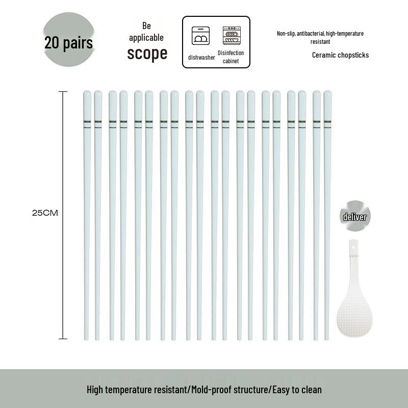 Macaron Style Food-Grade Ceramic Chopsticks