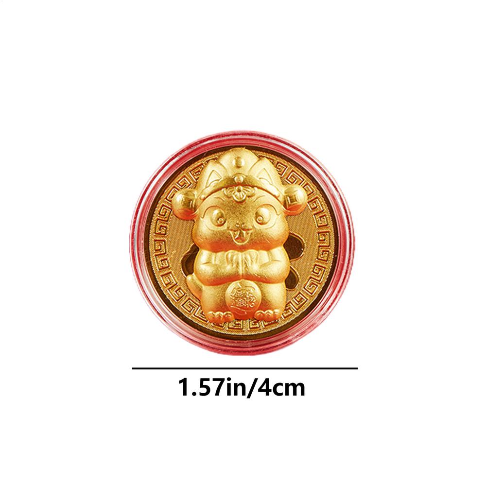 2025 Year Of The Snake Coin New Year Souvenir Coin Badge Collectibles Commemorative Coin Year Of The Snake Lucky Gold Coin