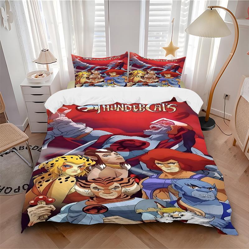 3pcs Thundercats Bedding Set. Soft and Comfortable with No Core Included (1x Duvet Cover + 2x Pillow Covers) yy251031055