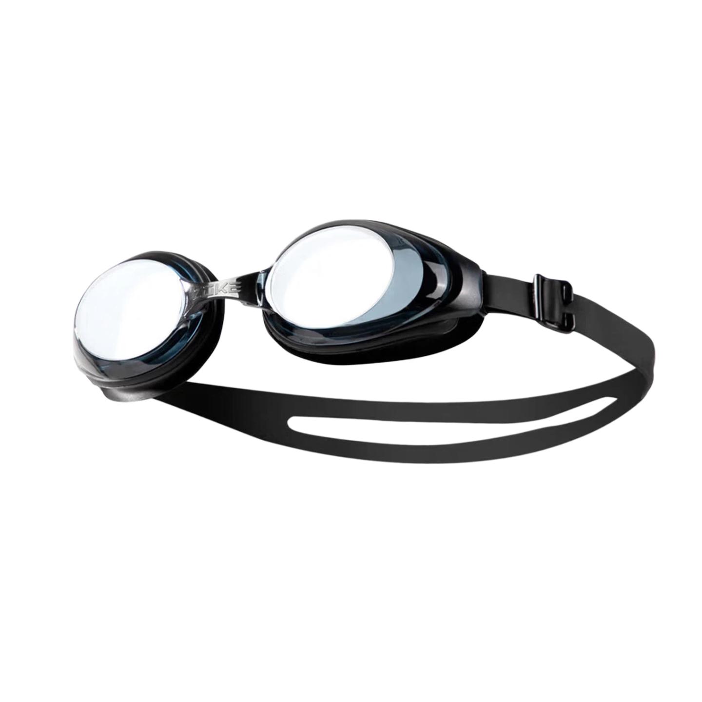 Zoke Unisex Black Swimming Goggles, Hd Lens, Anti-Fog, Waterproof, 616501101-1 Plano Lens