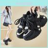 Old School Dad Shoes For Women Spring Casual Sneakers With Height Boost And Rubber Sole