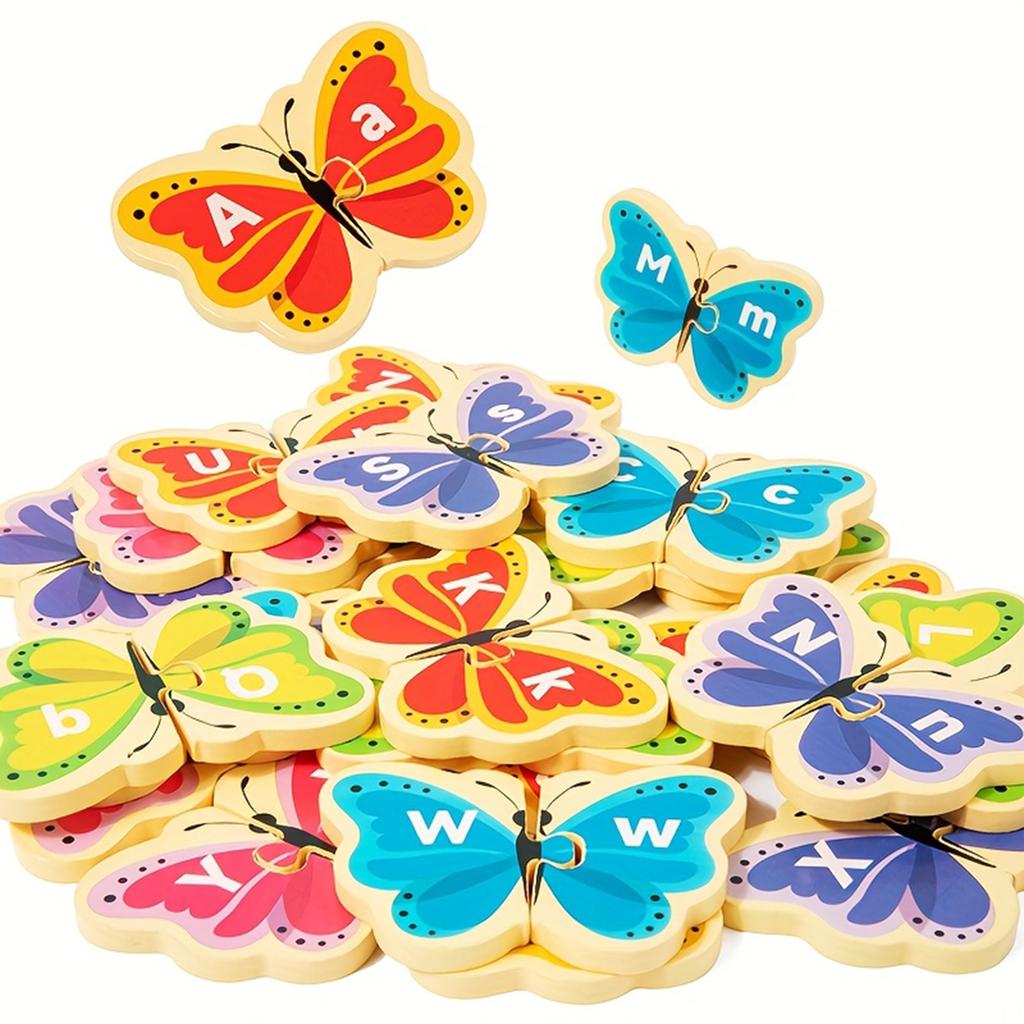 Butterfly Letter Matching Toys, Children's Educational Toys, Early Education Learning Letters, Cultivating Early Language