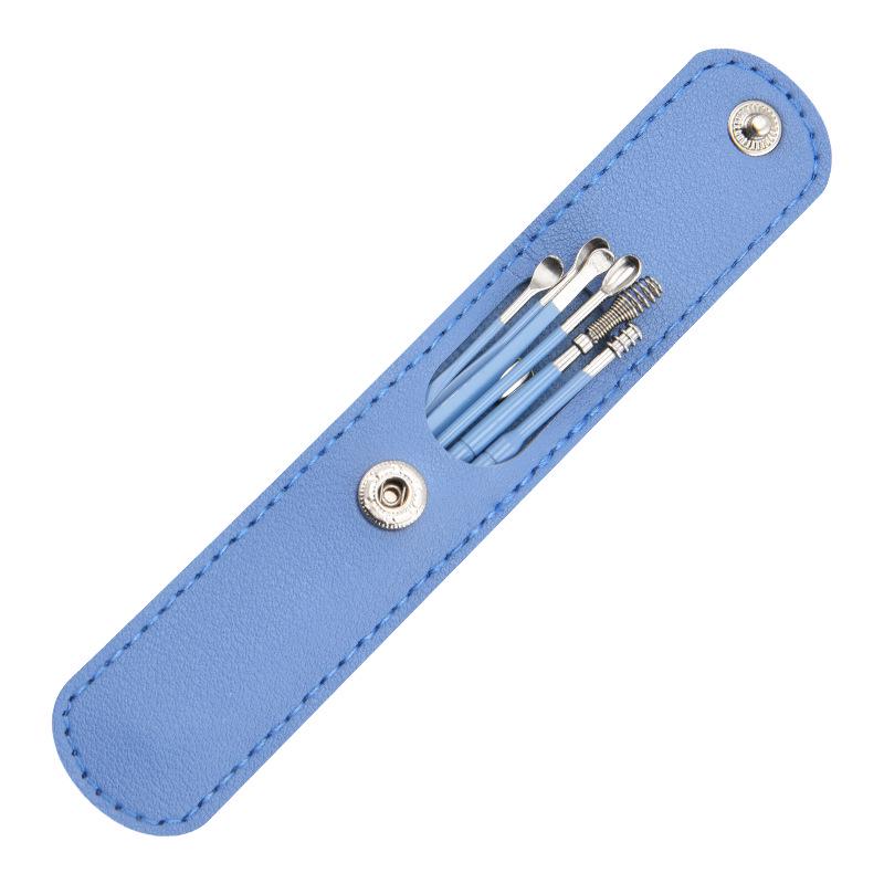 Stainless Steel Ear Pick Set - Six-Piece Ear Cleaning Tool Kit