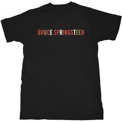 Bruce Springsteen Unisex-Erwachsene-Logo-T-Shirt