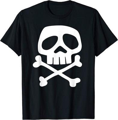 Punk Rock Lebka a Kosti Punk Rock Unisex Tričko