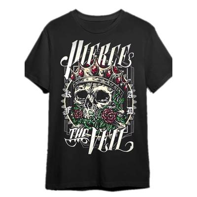 2025 Lato Pierce The Veil Zderz się z Niebem Męski T-shirt z Krótkim Rękawem-Kolekcja Koszulek Zespołu Rockowego, T-shirt z Krótkim Rękawem