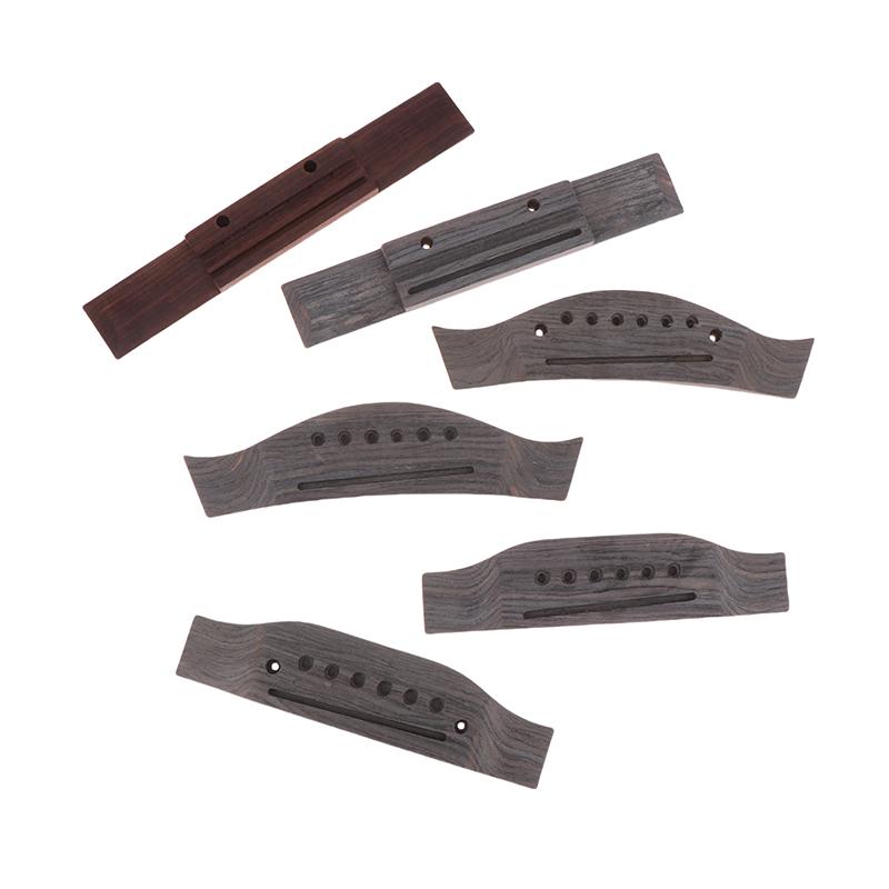1 stk Folkgitar Sadel Bro Palisander Gitarbro Nedre Strengputer Bro Akustisk Gitar Qin Ma Qin Qiao Folkgitar