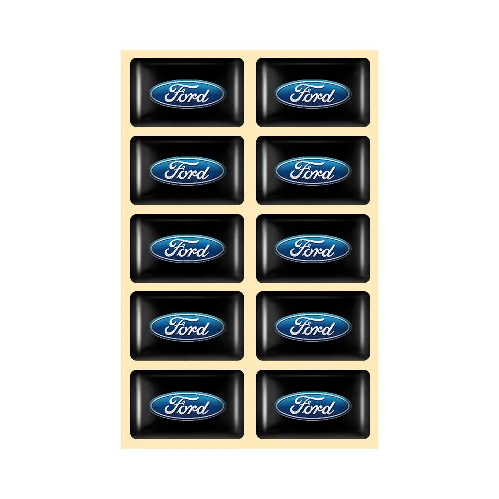 

Car Sticker 2026 Ford New 2025 Hot Car Styling 3D Epoxy Car Steering Wheel Dashboard Decoration Stickers For Ford Fiesta Mondeo