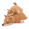 Long Cartoon Shiba Dog Plushie Pillow Stuffed Animals Pillows Cute for Sleeping Hugging Soft Toy Kids Adults Gift