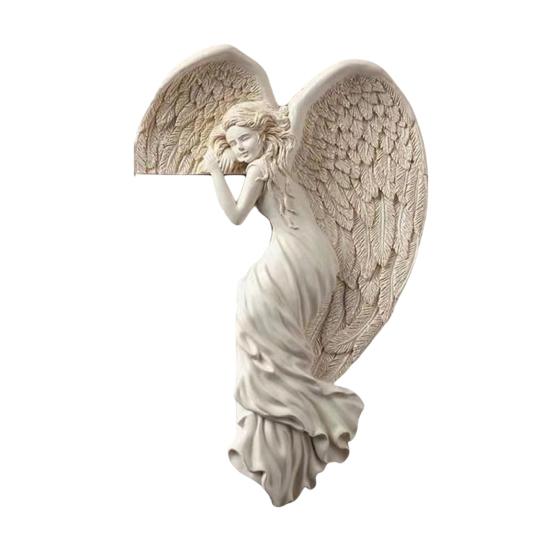 Angel Figure Resin Office Desk for Home Decorative Carving Ornament Angel Decoration Living