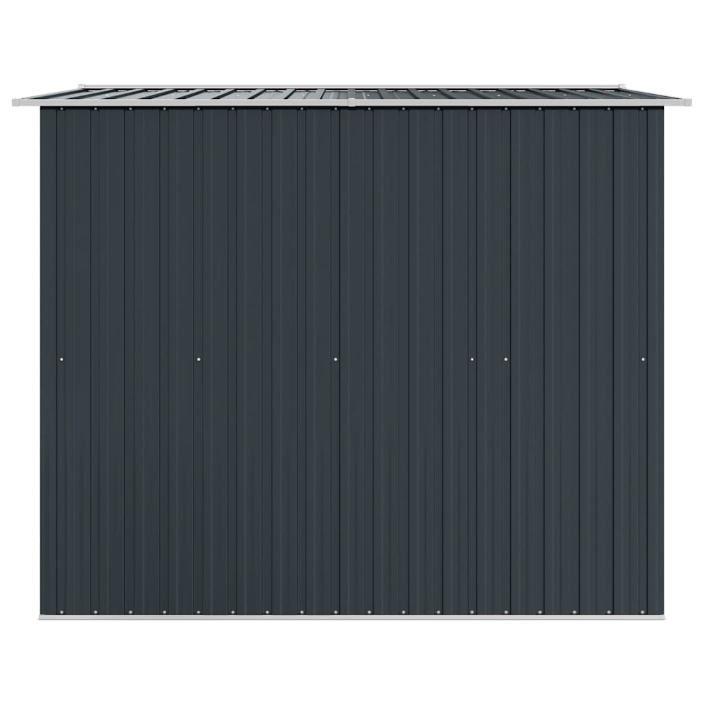 vidaXL Geräteschuppen Anthrazit Stahl 257x205x178 cm