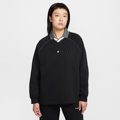 Nike Polo Shirts Women s Black Polo Collar Moderate XS