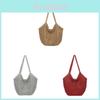 Casual Street Style Woven Shoulder Bag With Inner Pockets For Travel