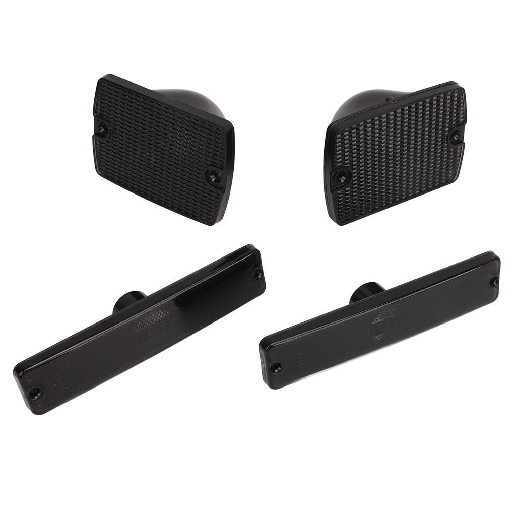 4PC Side Marker Light and Turn Signal Light Housings 56001378 Replacement for YJ