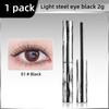 Steel Tube Mascara Primer Waterproof Fast Drying Long Non-smudged Curling Mascara A8U9