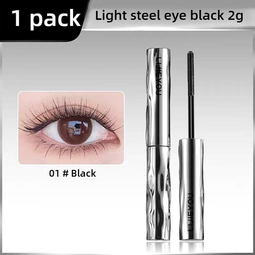 Steel Tube Mascara Primer Waterproof Fast Drying Long Non-smudged Curling Mascara A8U9