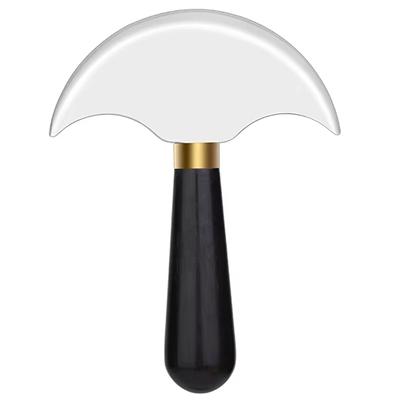 Professional Leather Half Round Blade Cutting Skiving Handcraft DIY Wood Handle Leather Craft Tool Cutter