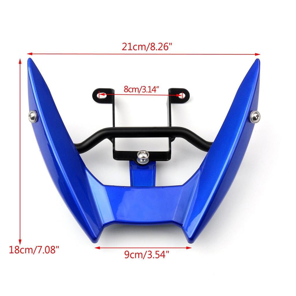 Blue Front Upper Headlight Fairing Bracket Fit for Yamaha MT-09 FZ-09 2014-2016