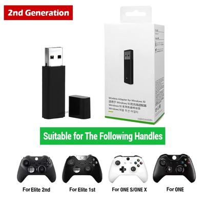 For Xbox One S X Elite Windows Wireless Controller PC Receiver 2nd USB Adapter