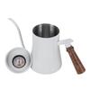 650ml Hanging Ear Hand Coffee Pot Stainless Steel Drip Type Coffeeware Tool with Thermometer