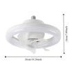 Remote Control Ceiling Fan 2 In 1 Electric Cordless Fan Hanging Fan with LED Light  Bathroom