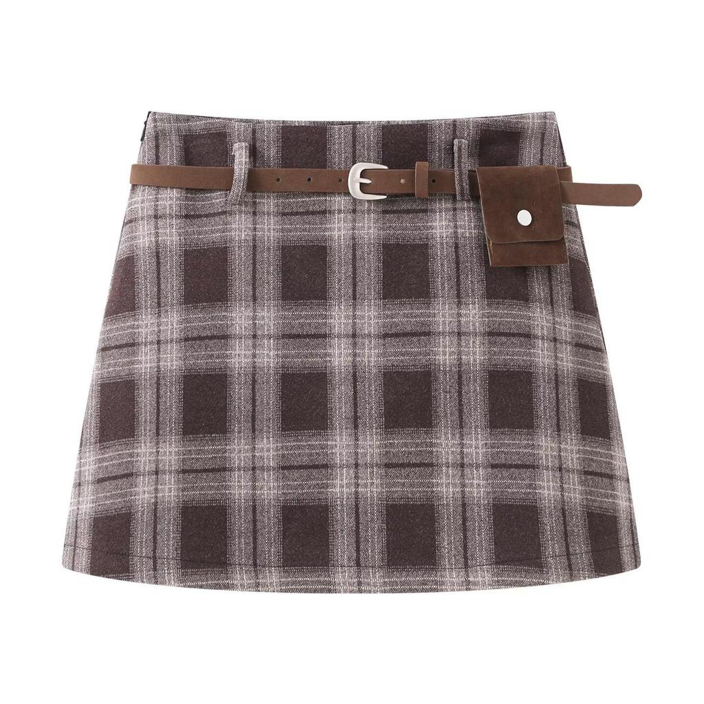 2025 A/W European & American High-Waist Fashion Casual Skirt Y75811