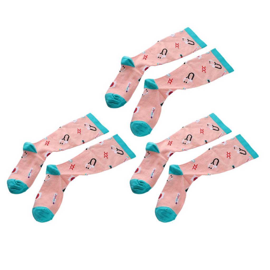 3 Pairs Extra Wide Calf Compression Socks for Men Women Knee High Graduated Support Plus Size Compre