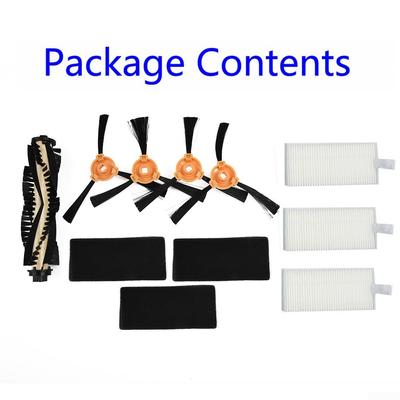 Para ecovacs n79t filtro + kit escova acessórios aspirador de pó robótico durável
