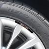 Car Wheel Hub Rim Strip Logo Sticker For Mitsubishi Outlander L200 Eclipse Triton ASX EVO Lancer Pajero Attrage Ralliart Delica