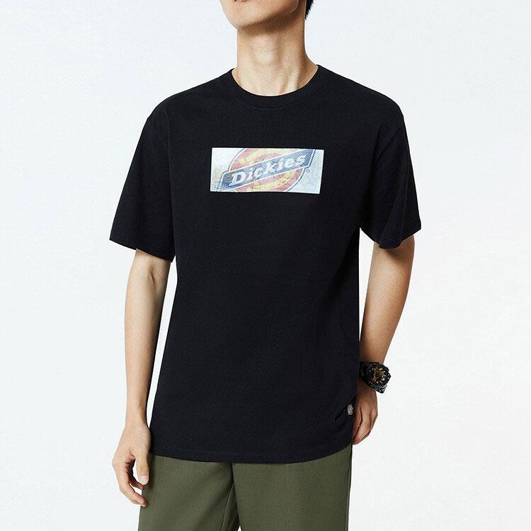 Dickies T-Shirts Men's Black Crew Neck Moderate Straight Fit DK010278BLK