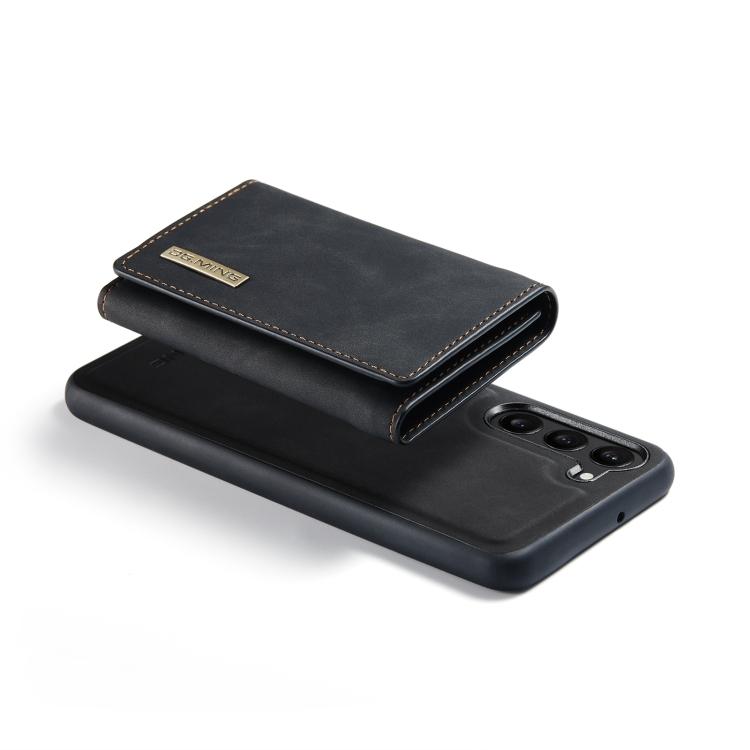 For Samsung Galaxy S23 5G DG.MING M1 Series 3-Fold Multi Card Wallet Phone Case