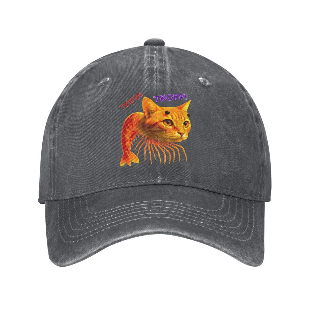 Trippi Troppi Cat Casual Baseball Cap Spring Trucker Hat Sunscreen Outdoor Sports Hip Hop Hats Female Male Baseball Caps