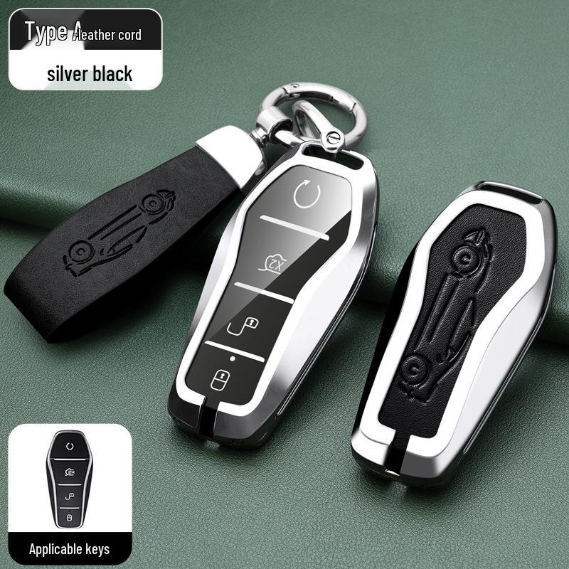 BYD Han, Tang DM, Qin PLUS, Song Pro/Max, Yuan Car Metal Key Case (2021 Model)