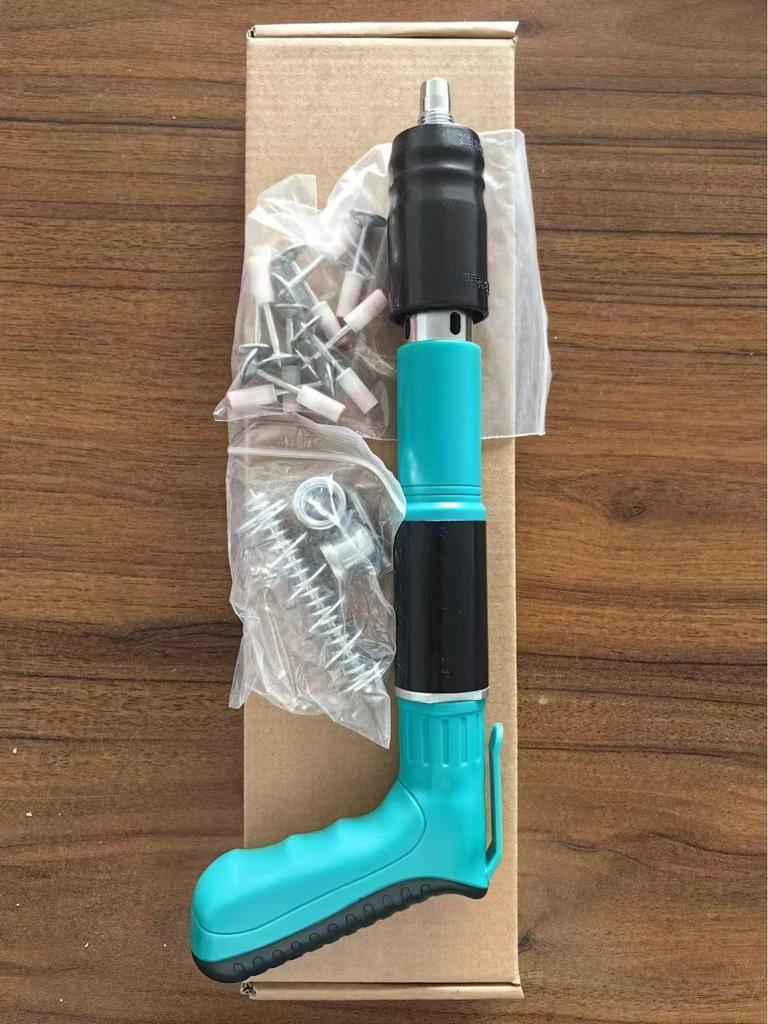 Mini Ceiling Nail Gun with Silencer - Compact for Household Hydropower Installation