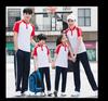Spring & Autumn School Uniform Sports Set - Long Sleeve, Custom Logo for Primary & Secondary Students