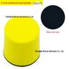 4" 100mm Self-Adhesive PU Foam Hand Grinding Disc for Manual Sanding and Polishing, Yellow 