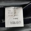 Lini L homme Italian fabric stripe tailored jacket men’s M black autumn winter(USED)