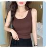 H523 Slim Fit Sleeveless Camisole for Women – Versatile Summer Vest, Ideal for Both Inner and Outer Wear, Provides Side Breast Coverage.