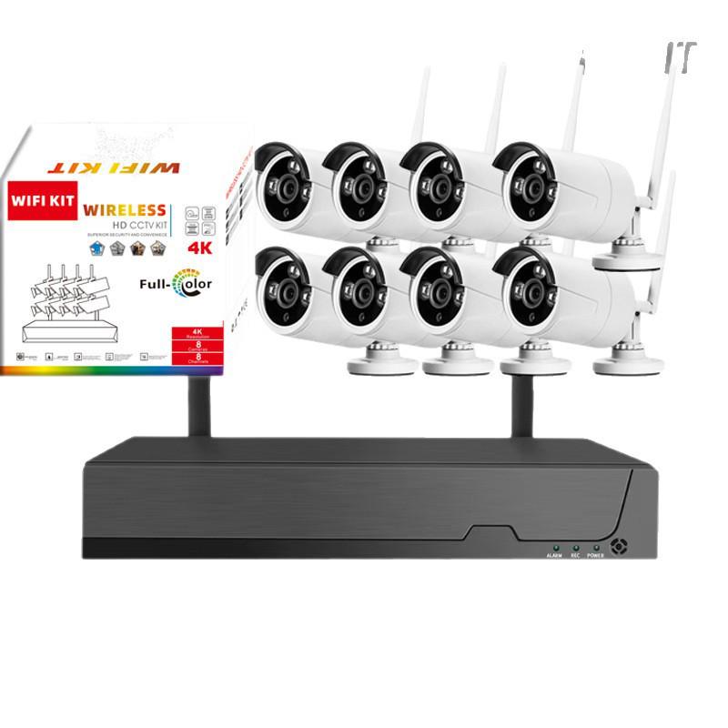5MP Wireless NVR Kit: 4/8-Channel Surveillance System with Mobile Remote View