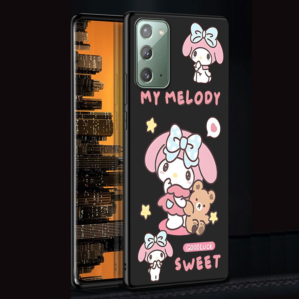 Cinnamoroll Kuromi Case for Samsung Galaxy Note 20 Ultra 10 Plus 9 8 TPU Phone Cover Note 10 Lite Soft Shell Funda Capa