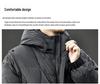 2025 Herren Trendige Weiße Entendaunen Winter Kapuzen Pufferjacke - Lockerer Schnitt, Übergröße