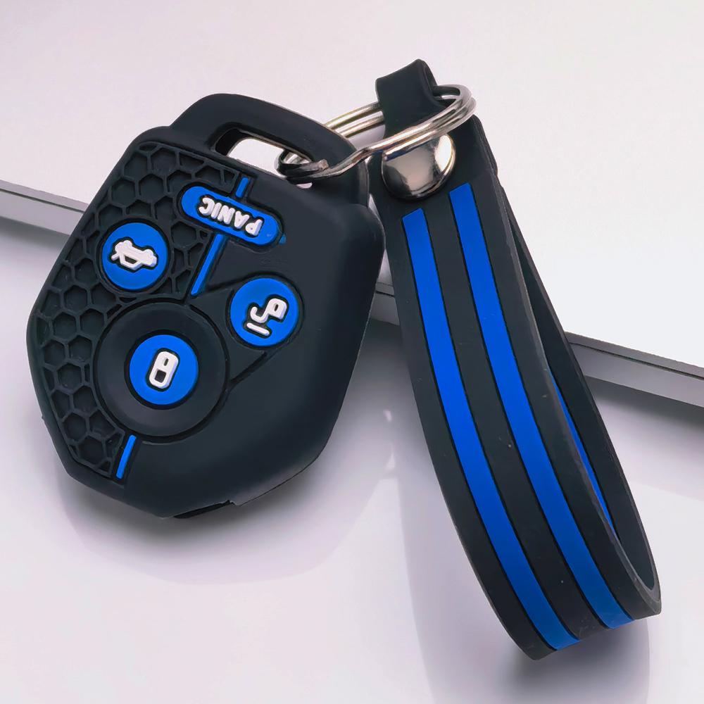 Key Shell Cover for Subaru Forester Impreza WRX STI Legacy Outback BRZ XV Ergonomic Soft Key Shell for 4 Button Subaru Car Remote Key