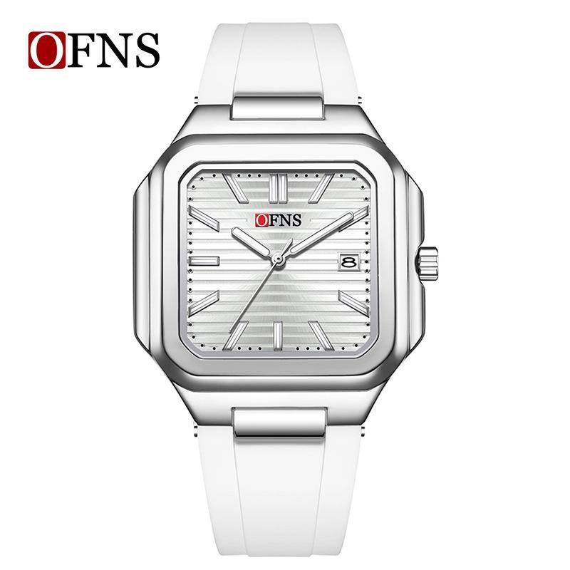 Luxury Square Fashion Man Wristwatch Waterproof Luminous Date Quartz Men's Watches Stainless Steel Men Watch Reloj