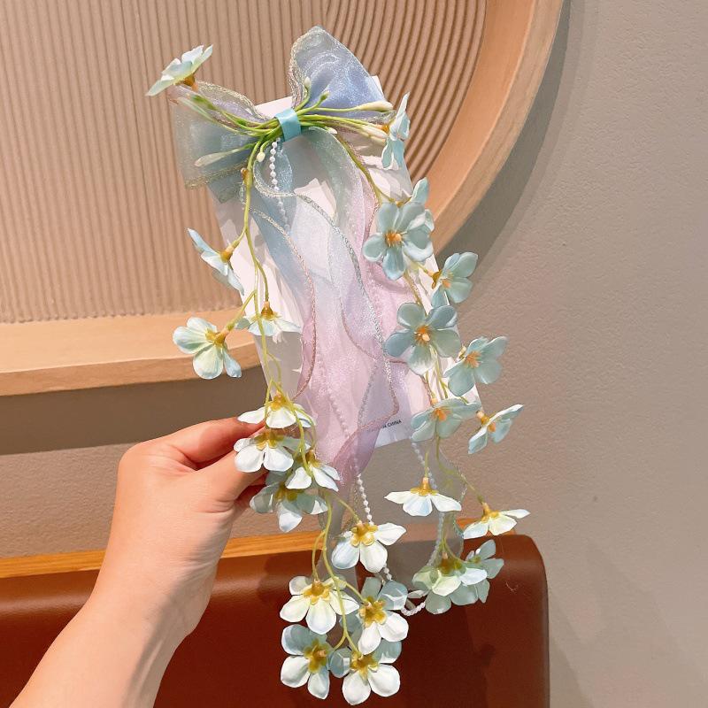 Lily Large Bow Flower Hair Clip for Girls – Ancient Style Accessory