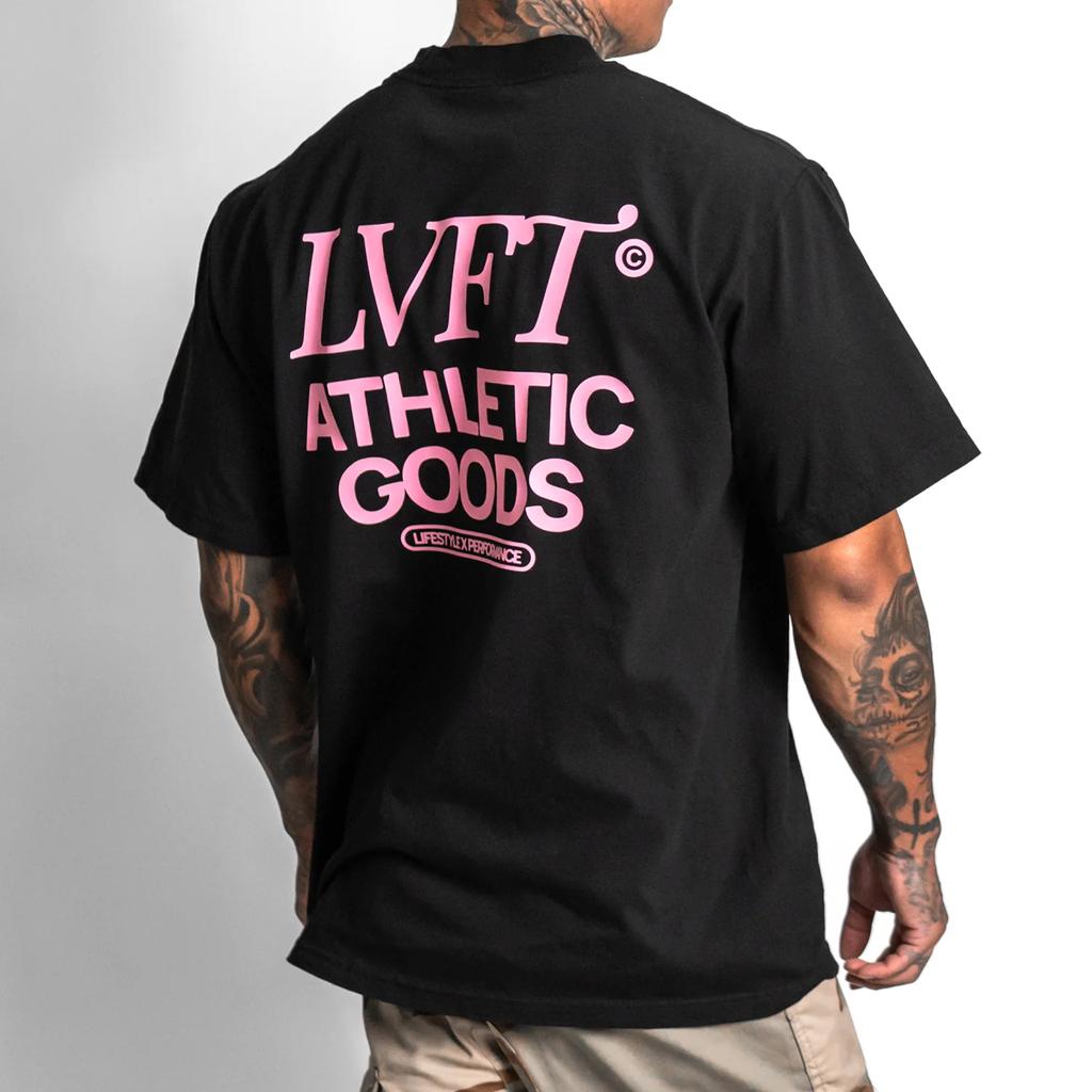 ATHLETIC GOODS Classic Mens Tshirt Clothing Simple Casual Men Short Sleeve T Shirts Letter Print Oneck Sports Brand Tops Tee